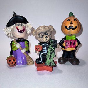 VIntage Halloween Festive Figurines